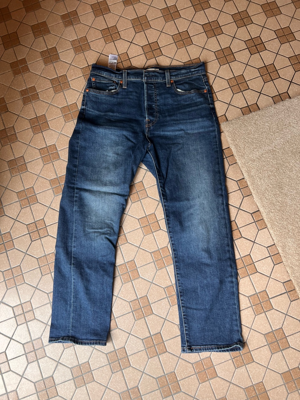 Women’s Levi’s wedgie fit Dark Blue Denim Jeans - Classic Straight Fit